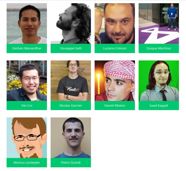 Codemotion Dubai 2016 Speaker lineup