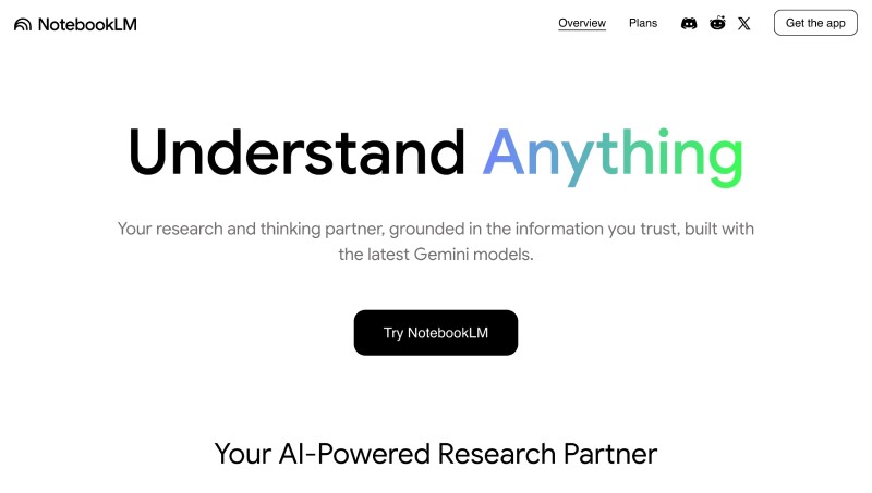 NotebookLM Understand Anything - AI Powered Research Partner