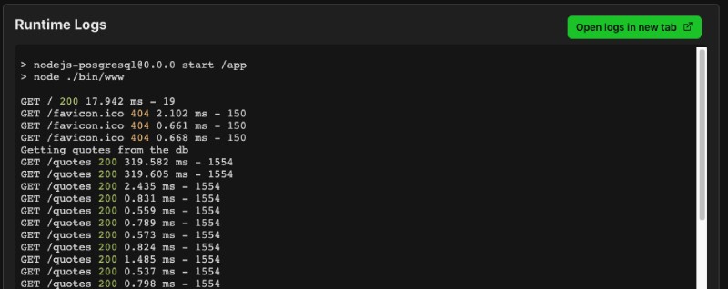 Server logs after Javascipt Memoization - DB hit only once