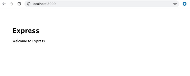 Express output on the browser
