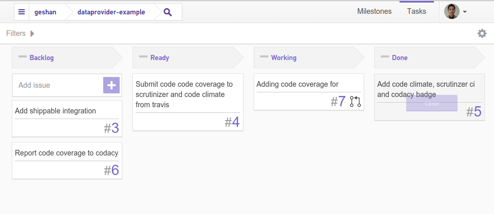 Example of issues on HuBoard